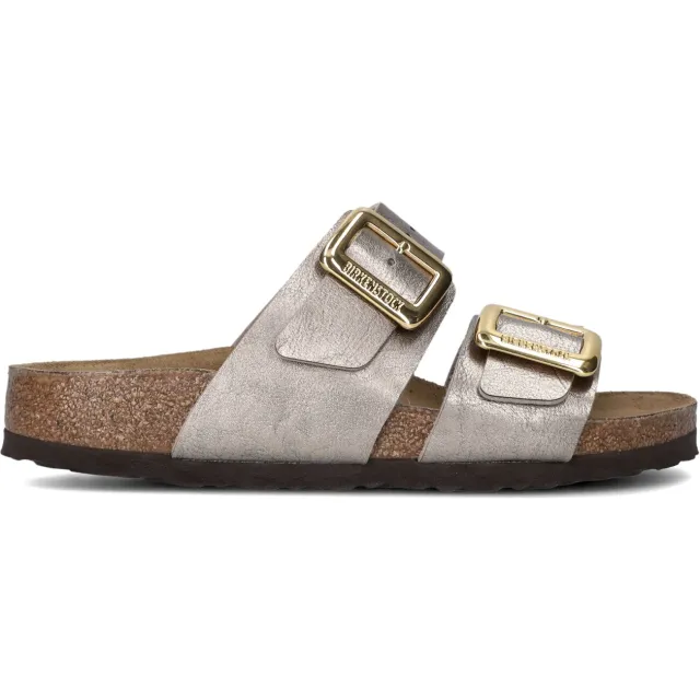 Birkenstock Sydney Cushion Buckle slippers bronskleurig, foto 2