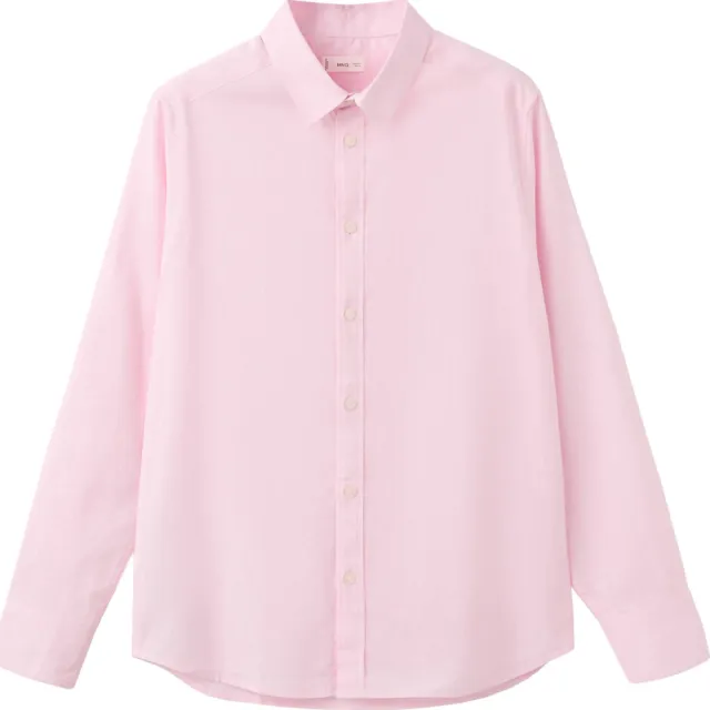 Mango TEEN linnen overhemd roze