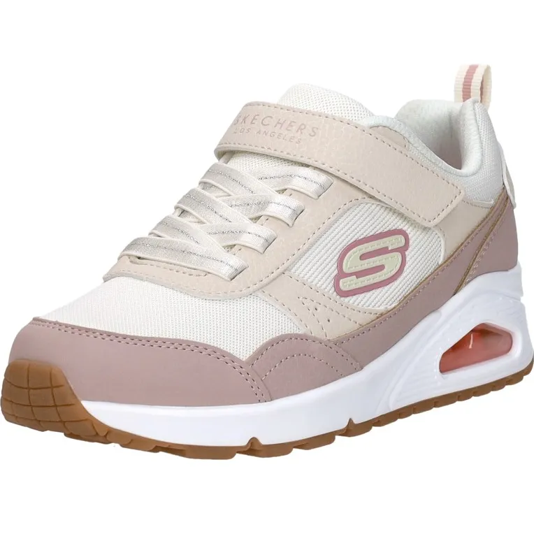 Skechers Uno Mesh Pop lage sneakers beige, foto 4