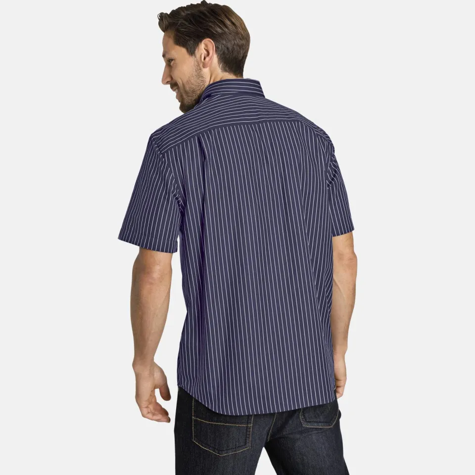 Jan Vanderstorm casual overhemd blauw, foto 3