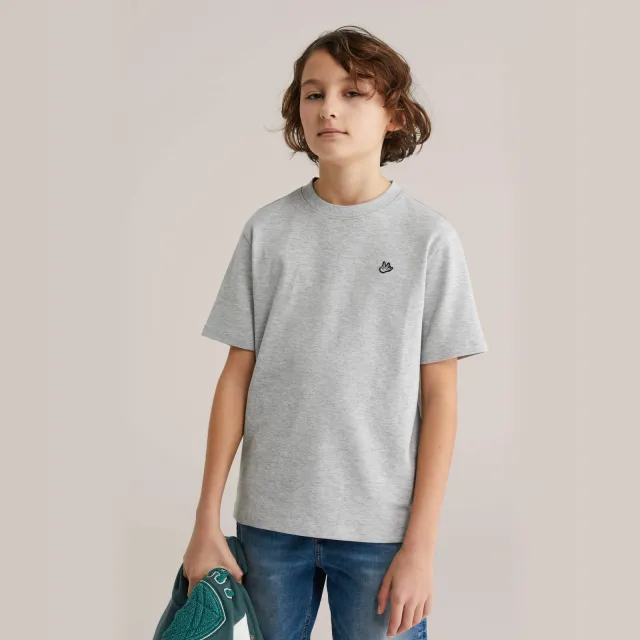 WE Fashion T-shirt grijs melange