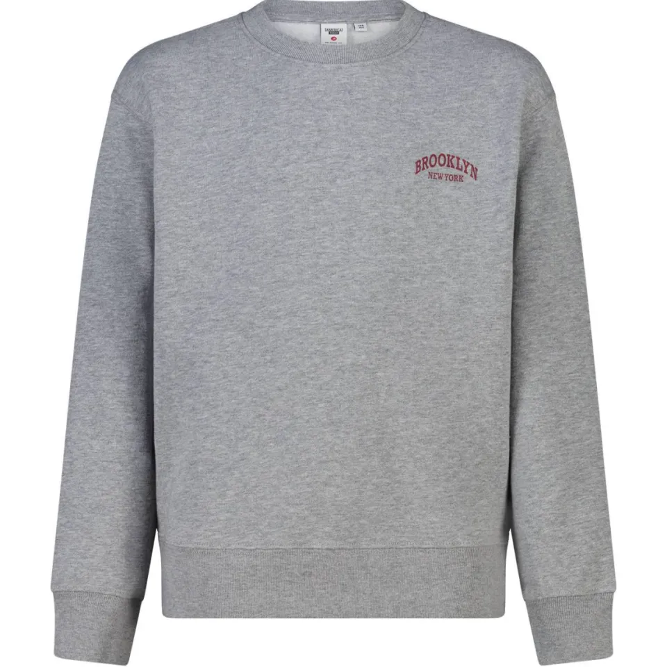America Today sweater met backprint - grijs, foto 2