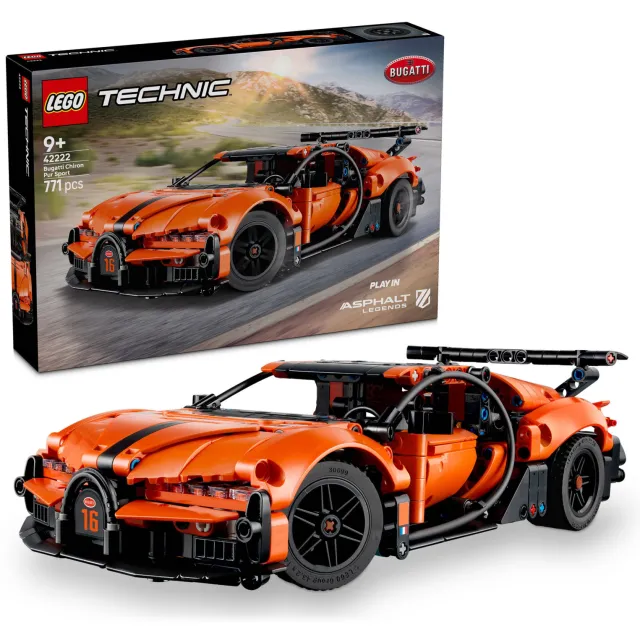 Lego Technic Bugatti Chiron Pur Sport hypercar 42222, foto 2