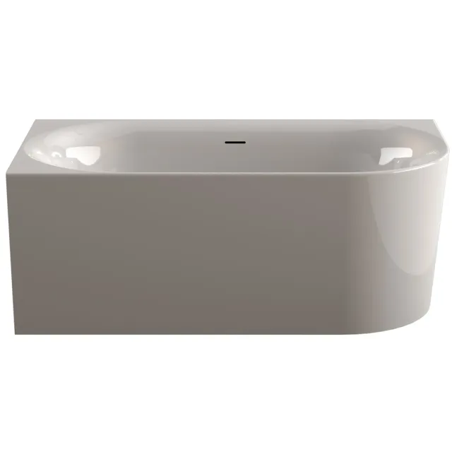 Plieger Kansas hoekbad links acryl 155 cm wit