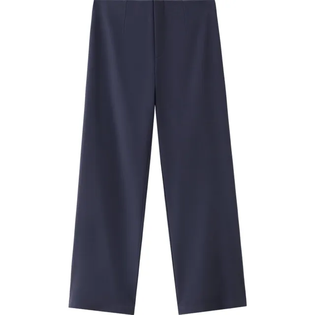 Mango straight leg pantalon marineblauw, foto 2