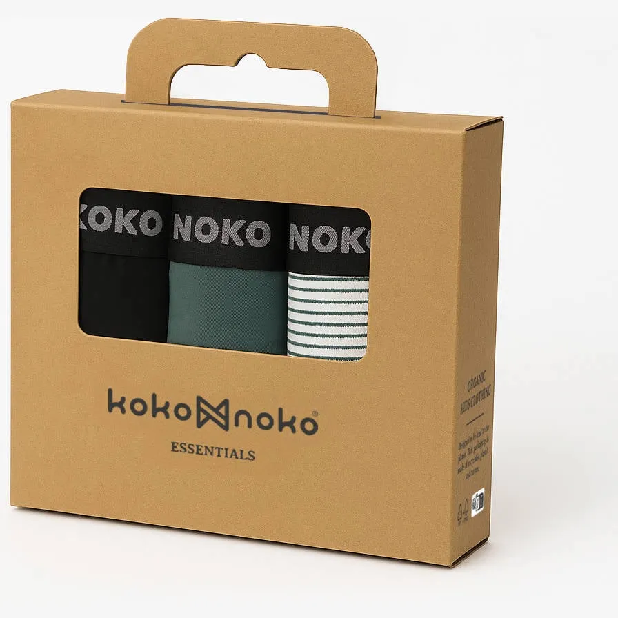 Koko Noko boxershort donkergroen wit zwart, foto 5