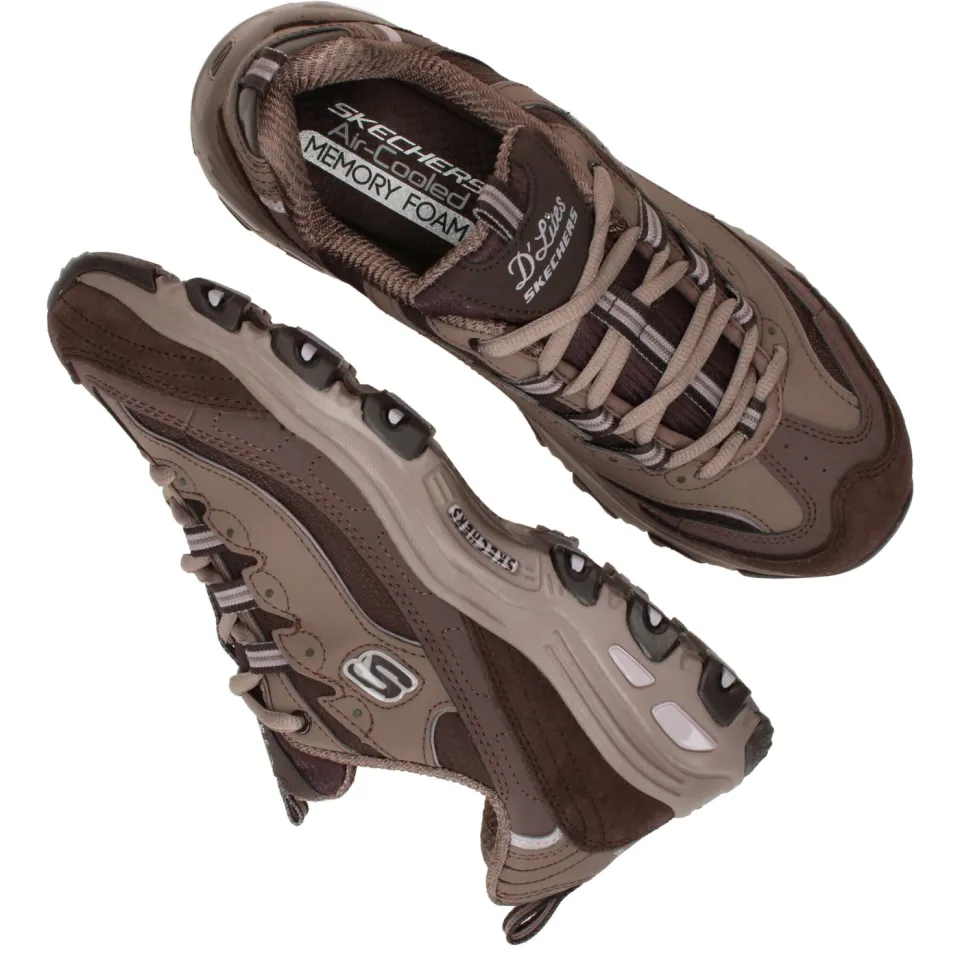 Skechers D'Lites sneakers donkerbruin, foto 8
