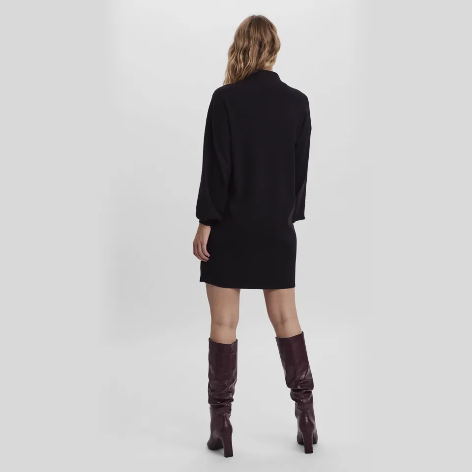 Vero Moda Vmnancy gebreide jurk zwart, foto 8