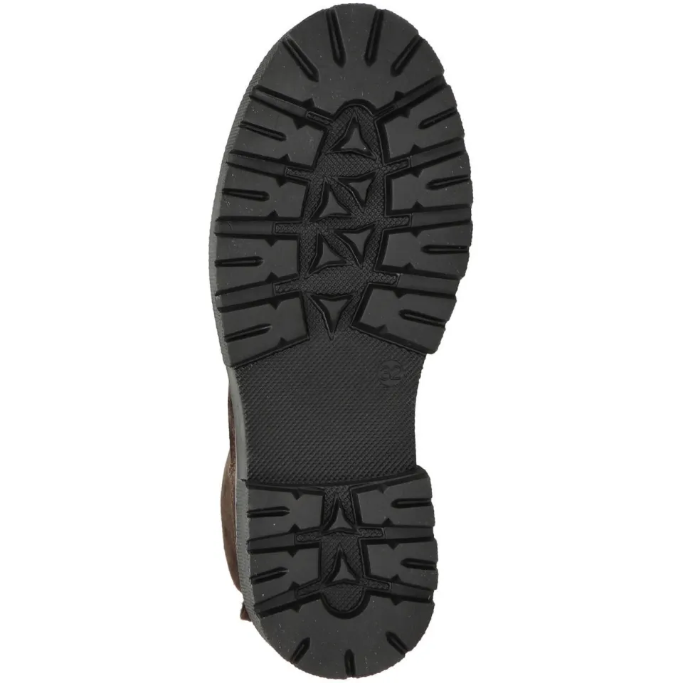 Nelson Kids suède enkelboots met profielzool - bruin, foto 4