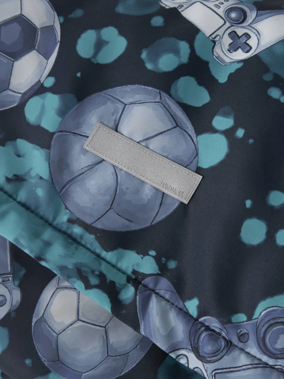 NAME IT tussenjas met print donkerblauw donkerblauw/lichtblauw, foto 6