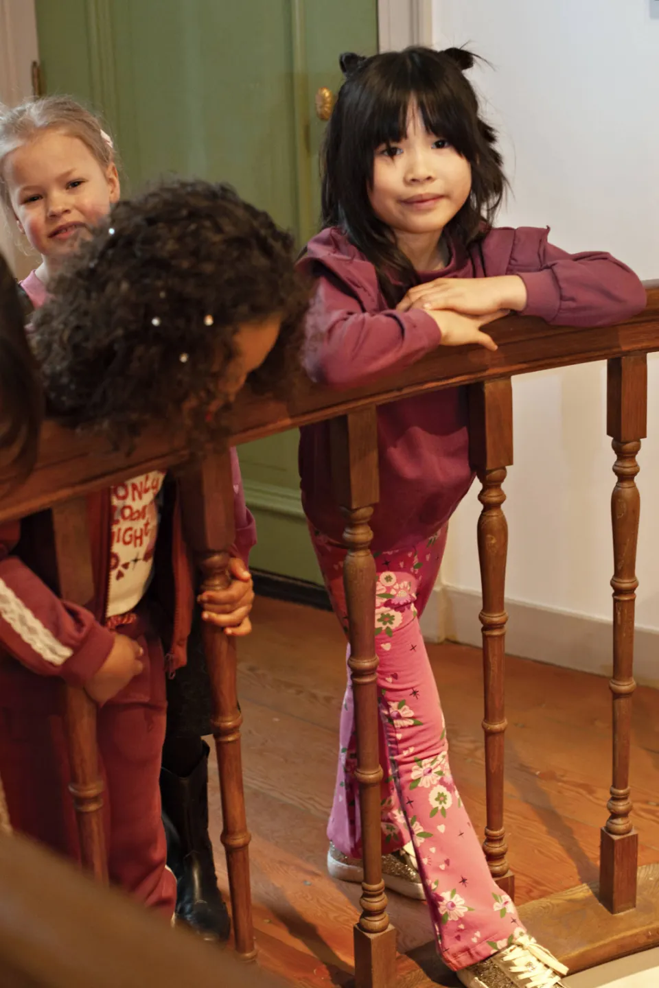 Jubel Moon Flowers flared broek roze, foto 4