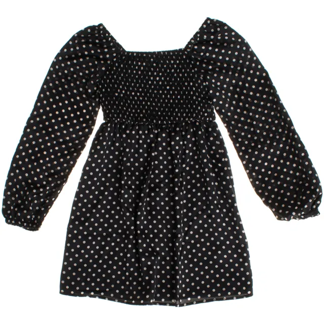 Gap jurk met lange mouwen zwart