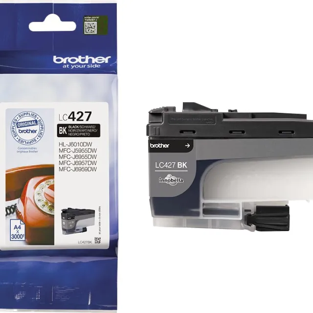Brother LC-427BK Inktcartridge Zwart