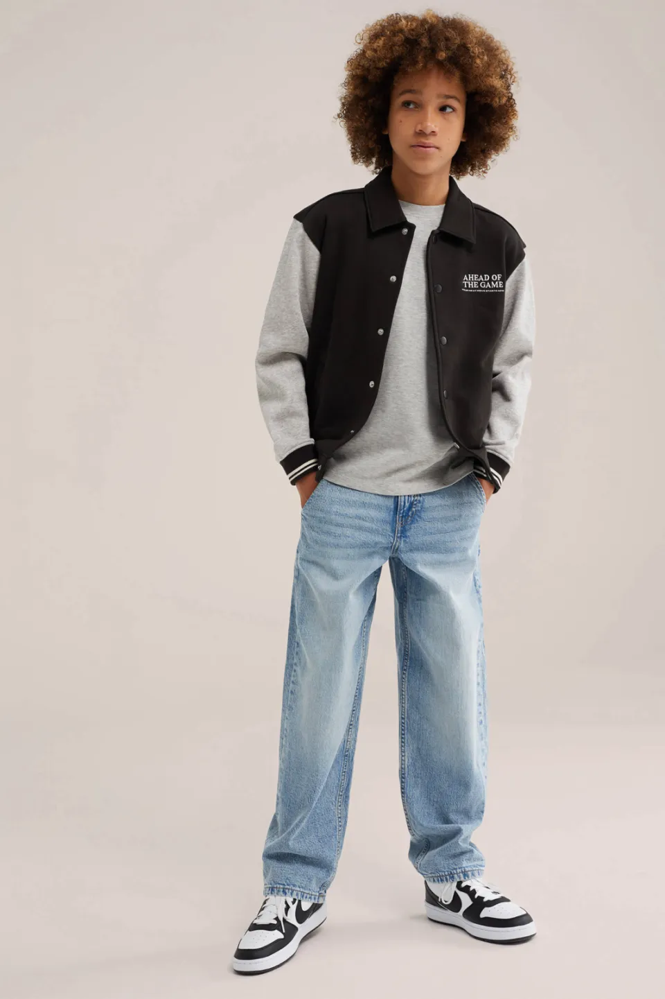 WE Fashion Blue Ridge baggy jeans medium blue denim, foto 3
