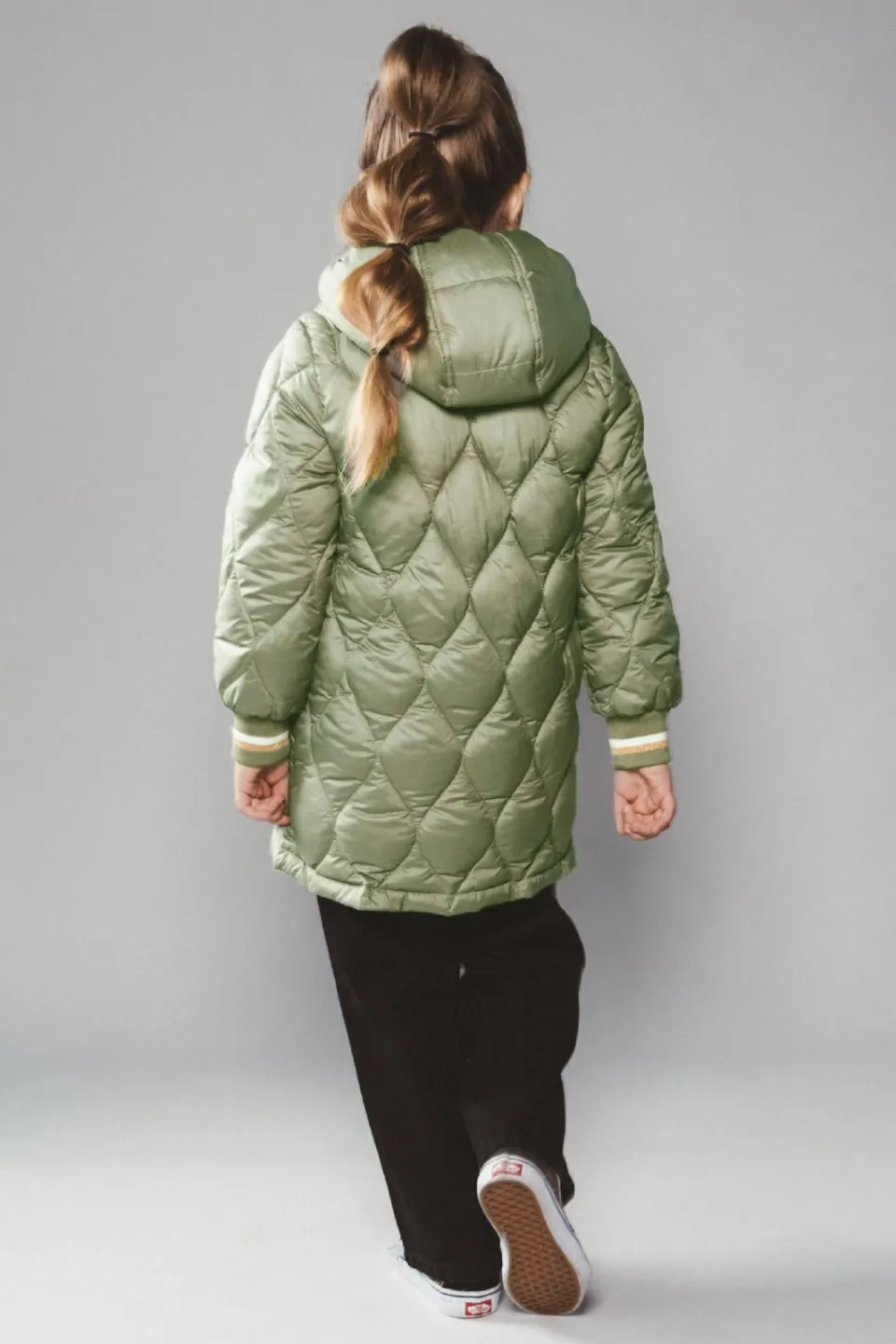 Moodstreet Jula gewatteerde winterjas groen, foto 4