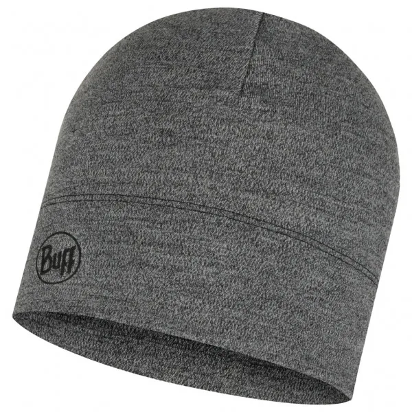 Buff Midweight Merino Wool Hat - Muts maat One Size, grijs