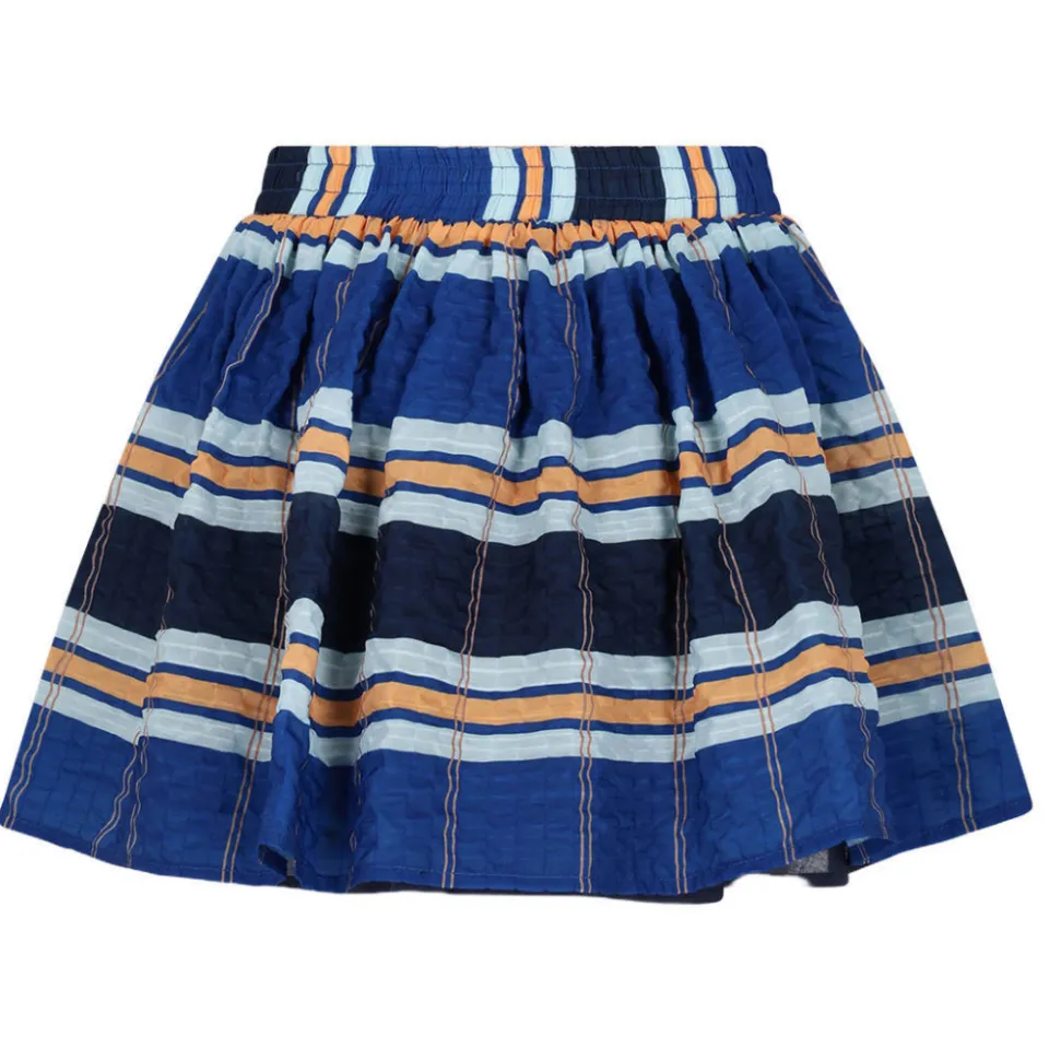 Nono Ninu A-lijn rok blauw gestreept, foto 3