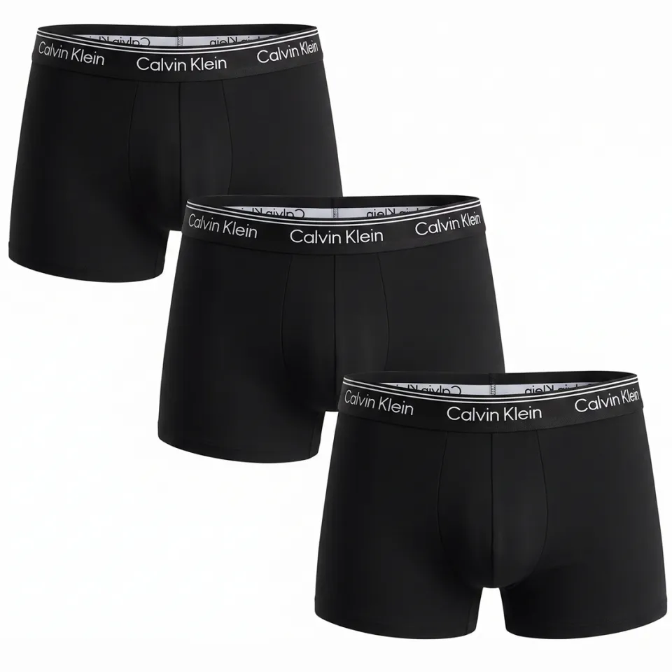 Calvin Klein Low Rise Trunk boxershorts zwart 3-pack