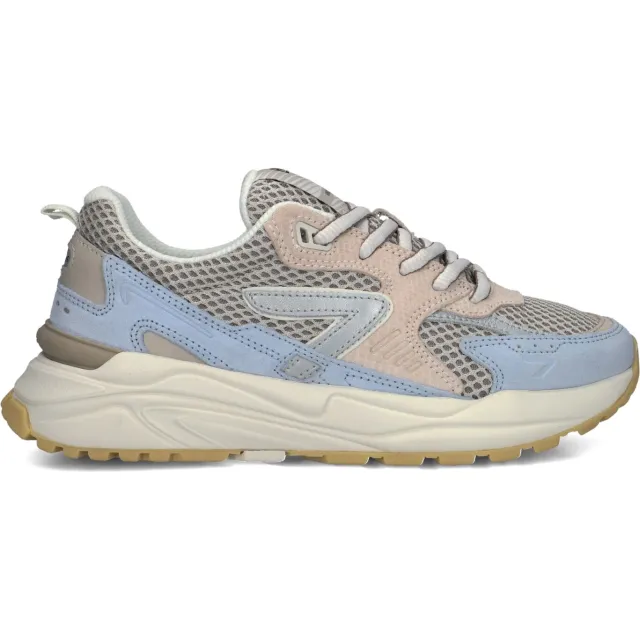 Hub Grid-W lage sneakers Beige