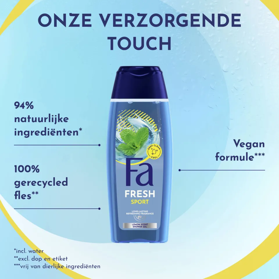 Fa Sport douchegel 6 x 250 ml, foto 4