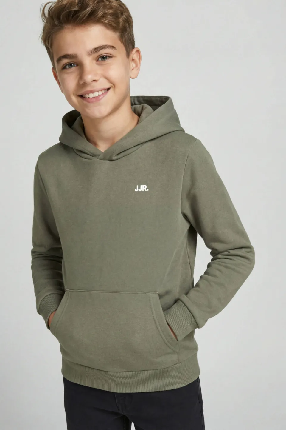 JJ Rebel JUNIOR hoodie groen, foto 4