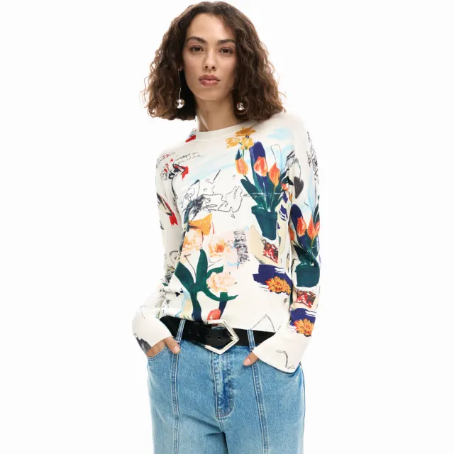 Desigual pullover ecru