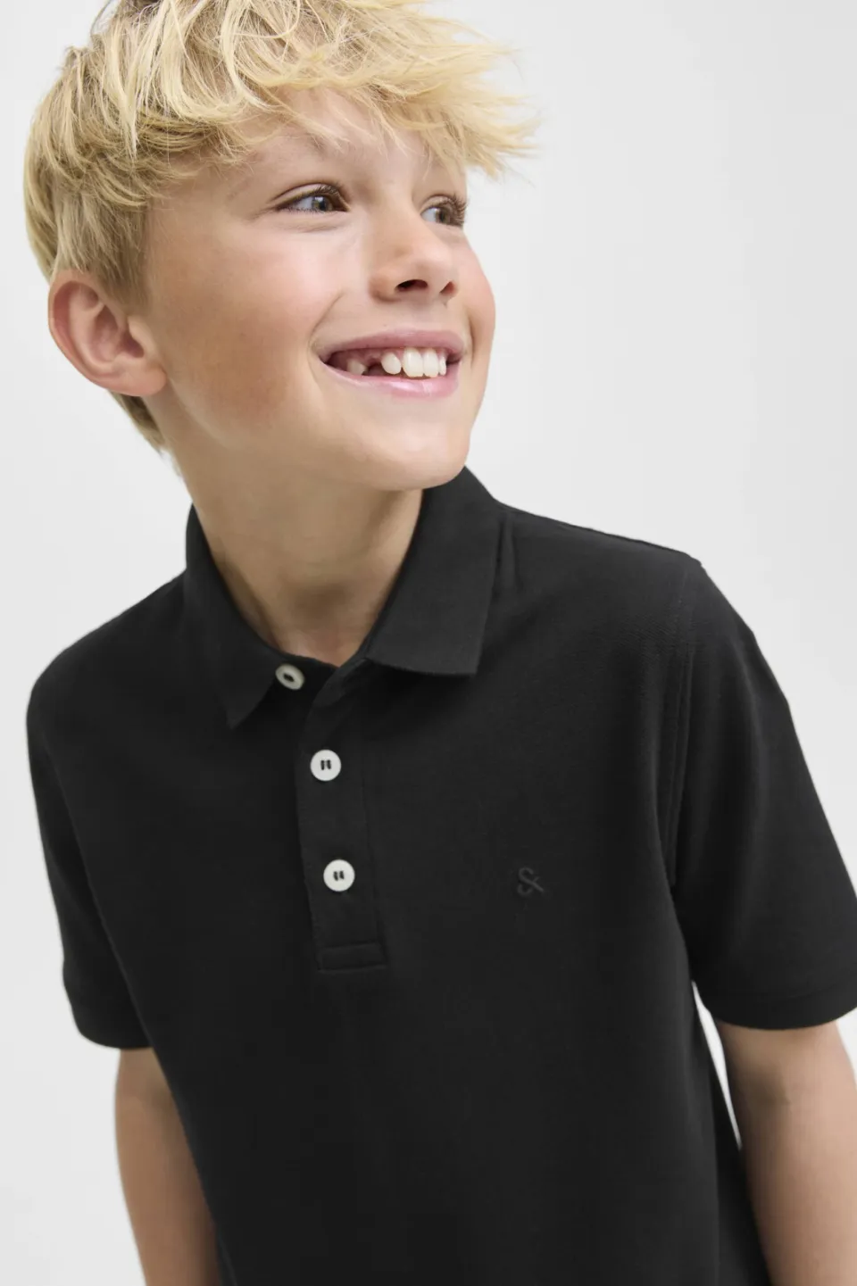 Jack & Jones JUNIOR polo zwart, foto 3
