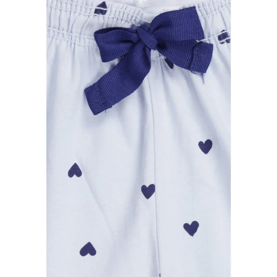 Little Label pyjama met hartjes print blauw, foto 4