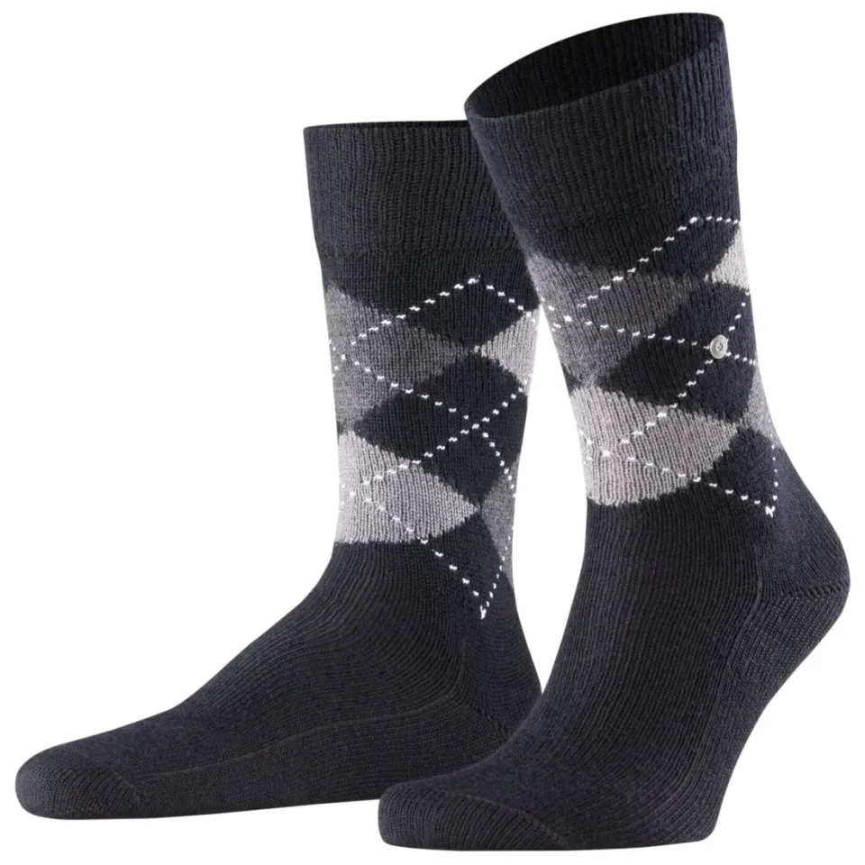 Burlington Preston 3880 sokken grijs