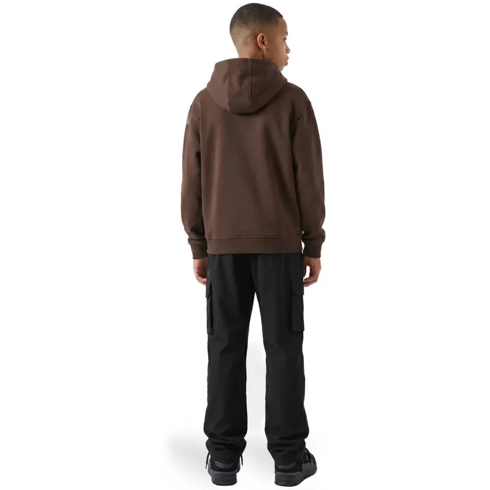 Malelions hoodie met print - donkerbruin, foto 5