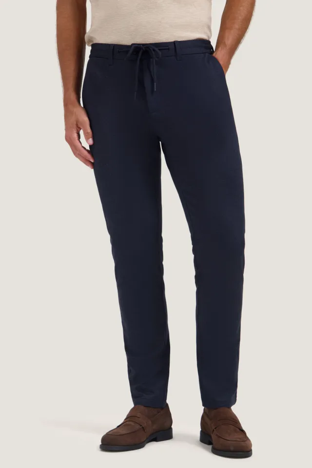 Dstrezzed The Lancaster tapered jogger donkerblauw dk. navy, foto 3