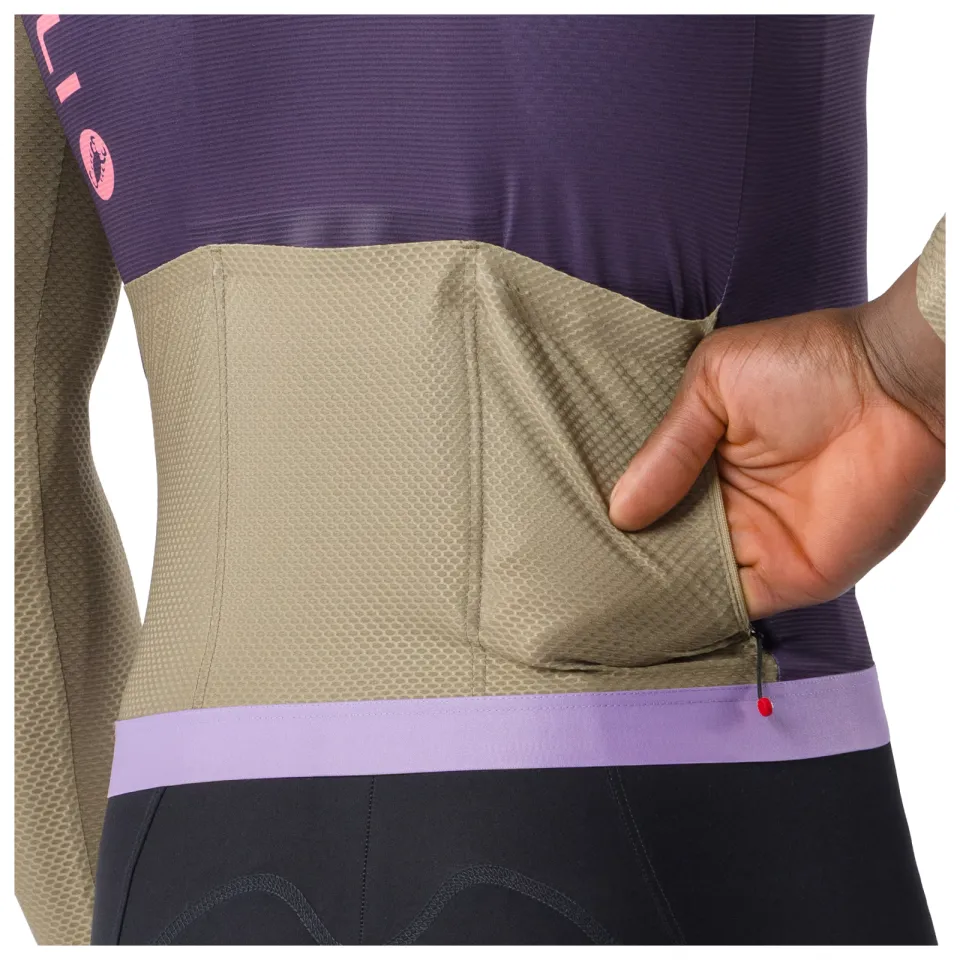 Castelli Corretto lange mouw fietsshirt blauw, foto 5