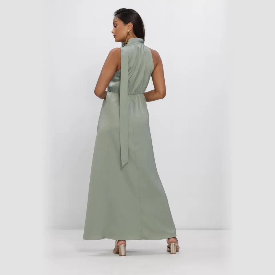 Yas Thea maxi-jurk groen, foto 5