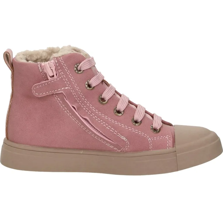 Shoesme Unicorn hoge veterboots roze, foto 7