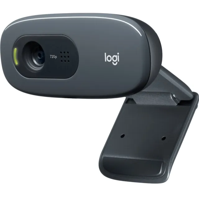 Logitech C270 HD webcam zwart Grijs