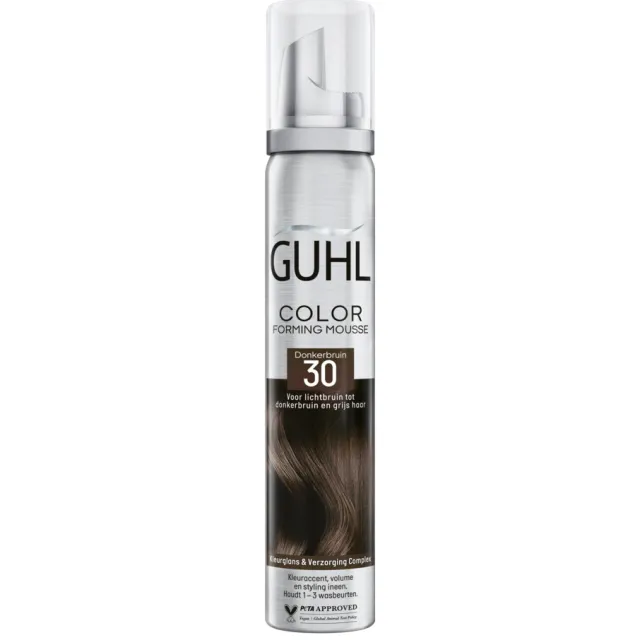 1+1 gratis: Guhl Color Forming Mousse 30 Donkerbruin 100 ml
