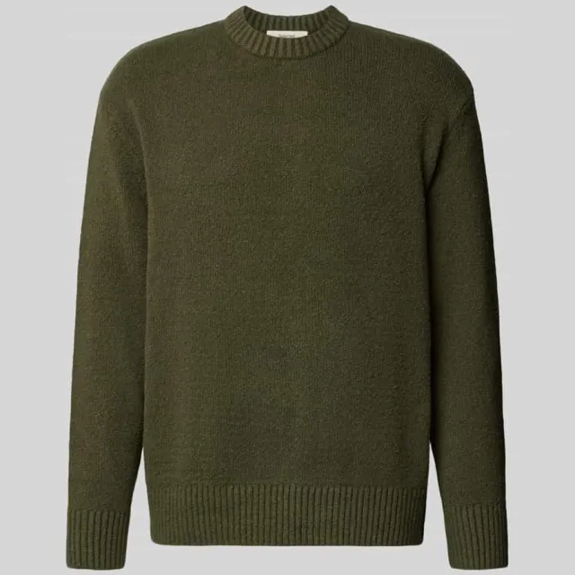 SELECTED MEN Heren Truien & Vesten Slhalex Ls Knit Crew Neck Noos - Donkergroen, foto 2