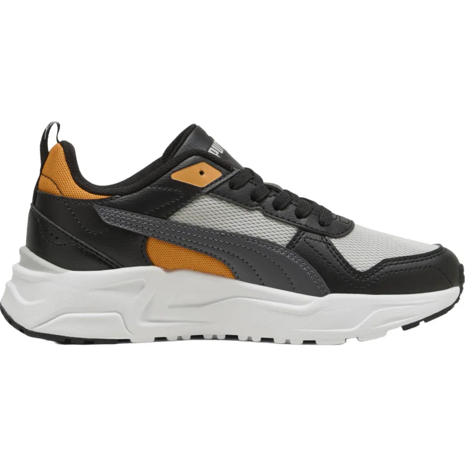 Puma Trinity 2 LT sneakers grijs oranje Lichtgrijs/oranje