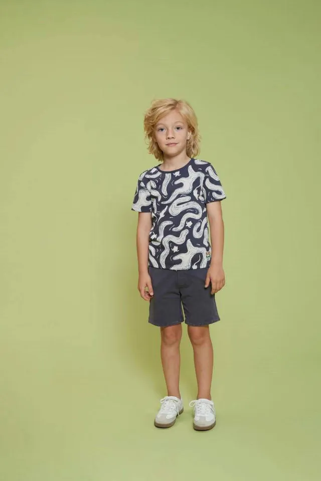 Sturdy Lagoon Legends casual short donkerblauw