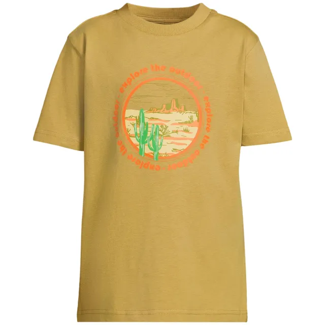 Orange Stars T-shirt kaki