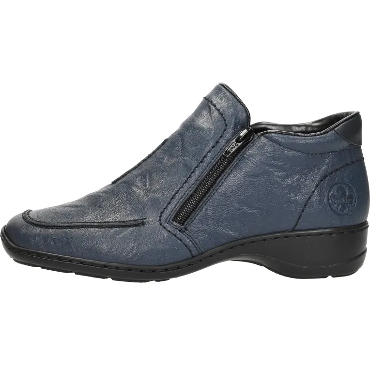 Rieker enkellaarsjes blauw, foto 2