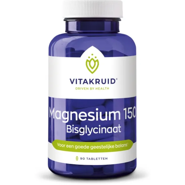 Vitakruid Magnesium 150 Bisglycinaat tabletten
