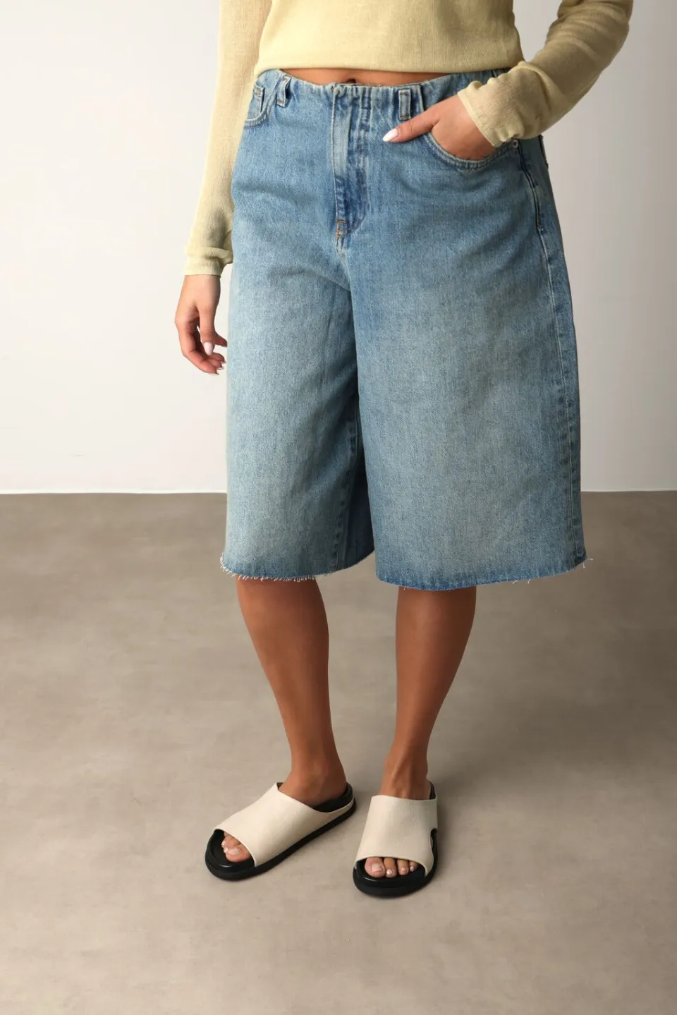 Shabbies Amsterdam Inga Close slipper Leer Gebroken wit, foto 8
