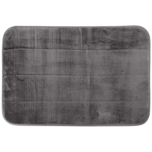 Differnz Relax badmat 60x40 cm microfiber antraciet