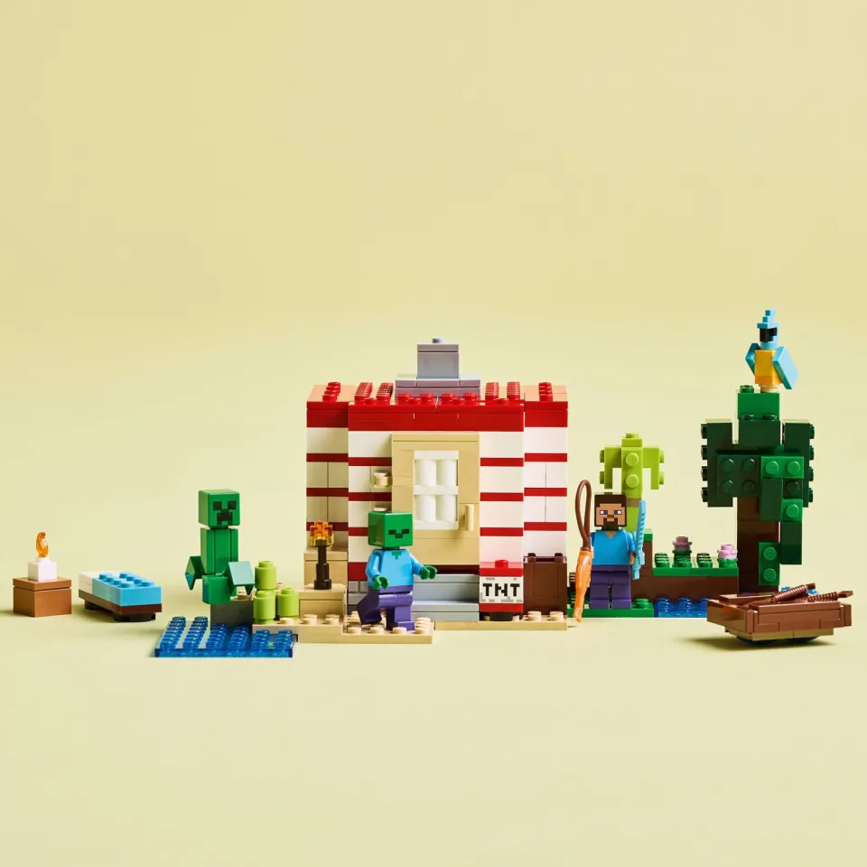 Lego Minecraft Het TNT Junglehuis, Videogameset 21275, foto 4