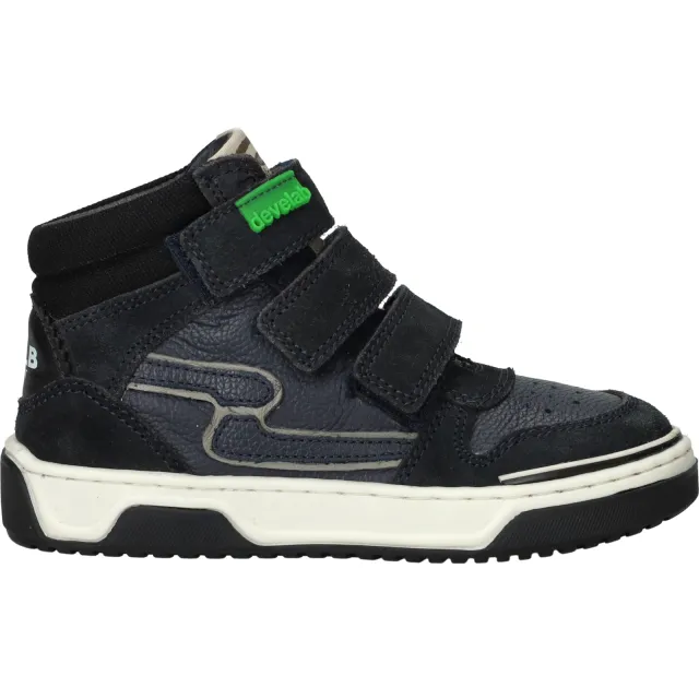 Develab hoge sneakers blauw