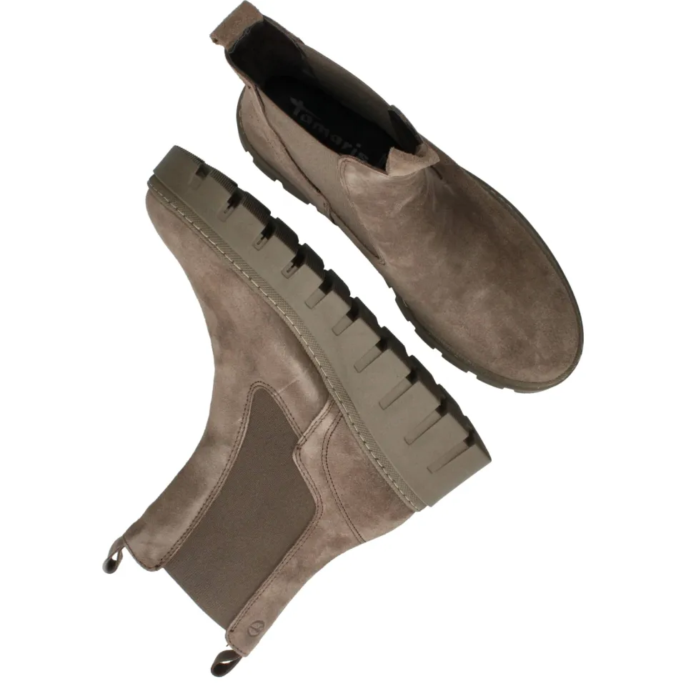 Tamaris enkellaarsjes taupe, foto 8