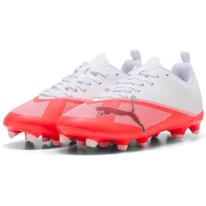 Puma Ultra 7 Play FG/AG junior voetbalschoenen - rood/wit, foto 3