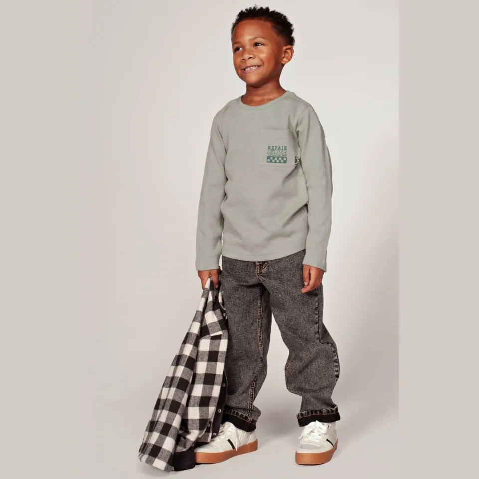 Sturdy loose fit jeans Winter Denims Grey denim, foto 5