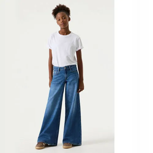 Garcia Marall wide leg jeans - middelblauw medium blue denim, foto 2